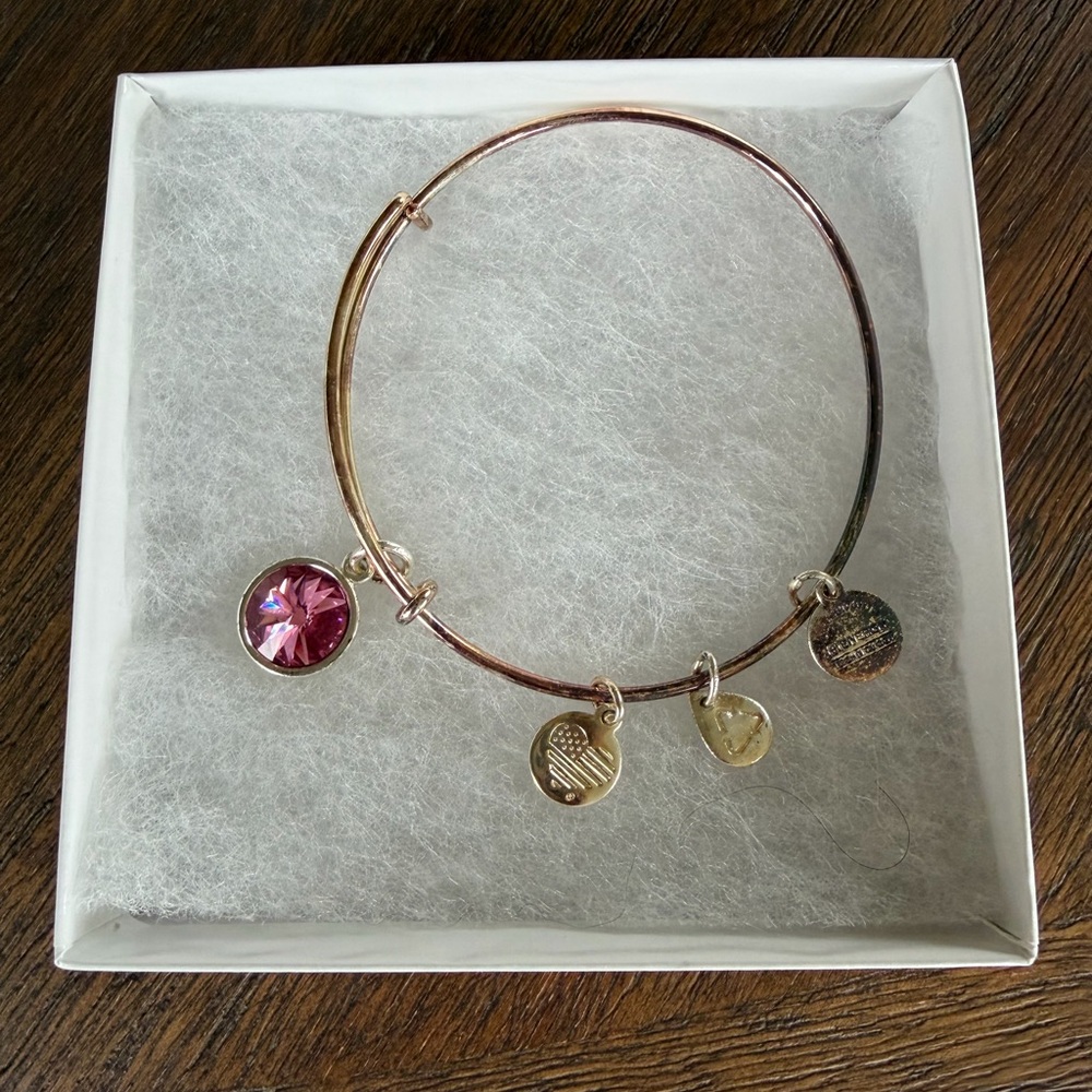 Alex and Ani October Birthstone Bangle